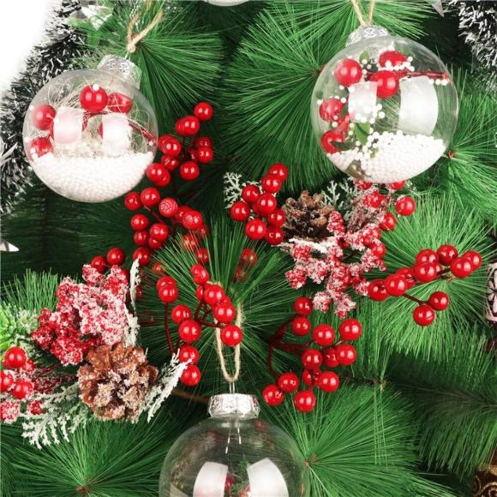 Artificial Red Berry Picks for Christmas - Picture 3 of 8